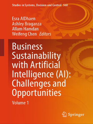 cover image of Business Sustainability with Artificial Intelligence (AI)